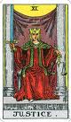 The Justice Card (Rider Waite C. US Games)
