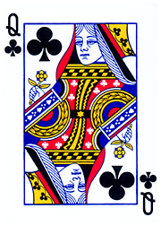 Queen of clubs