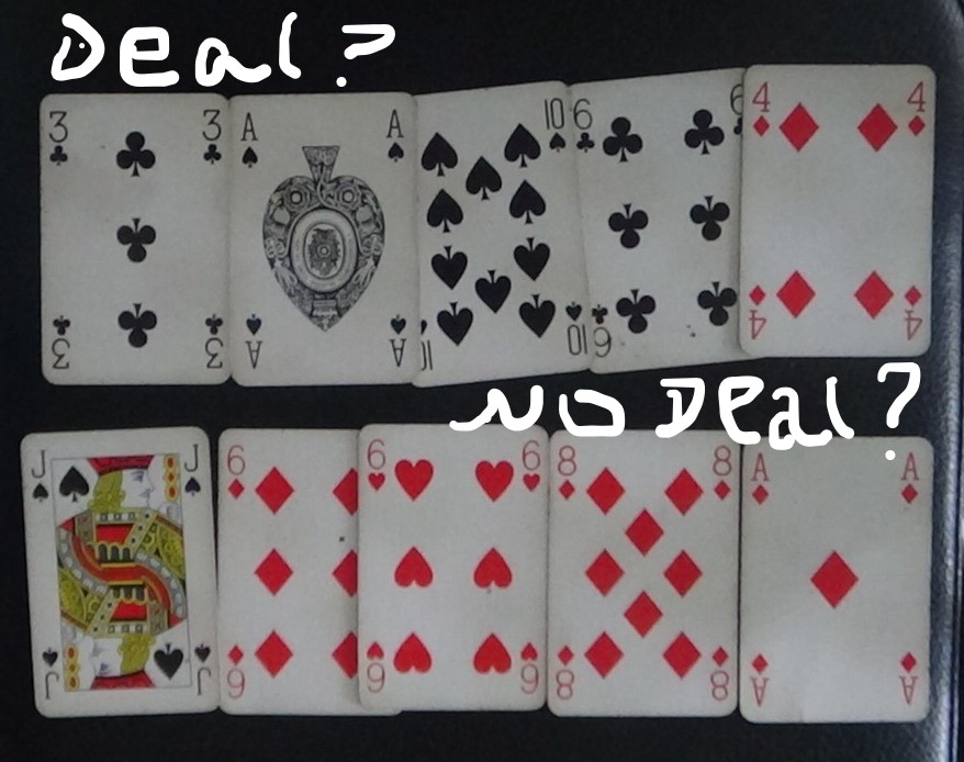 Cards Deal or no deal